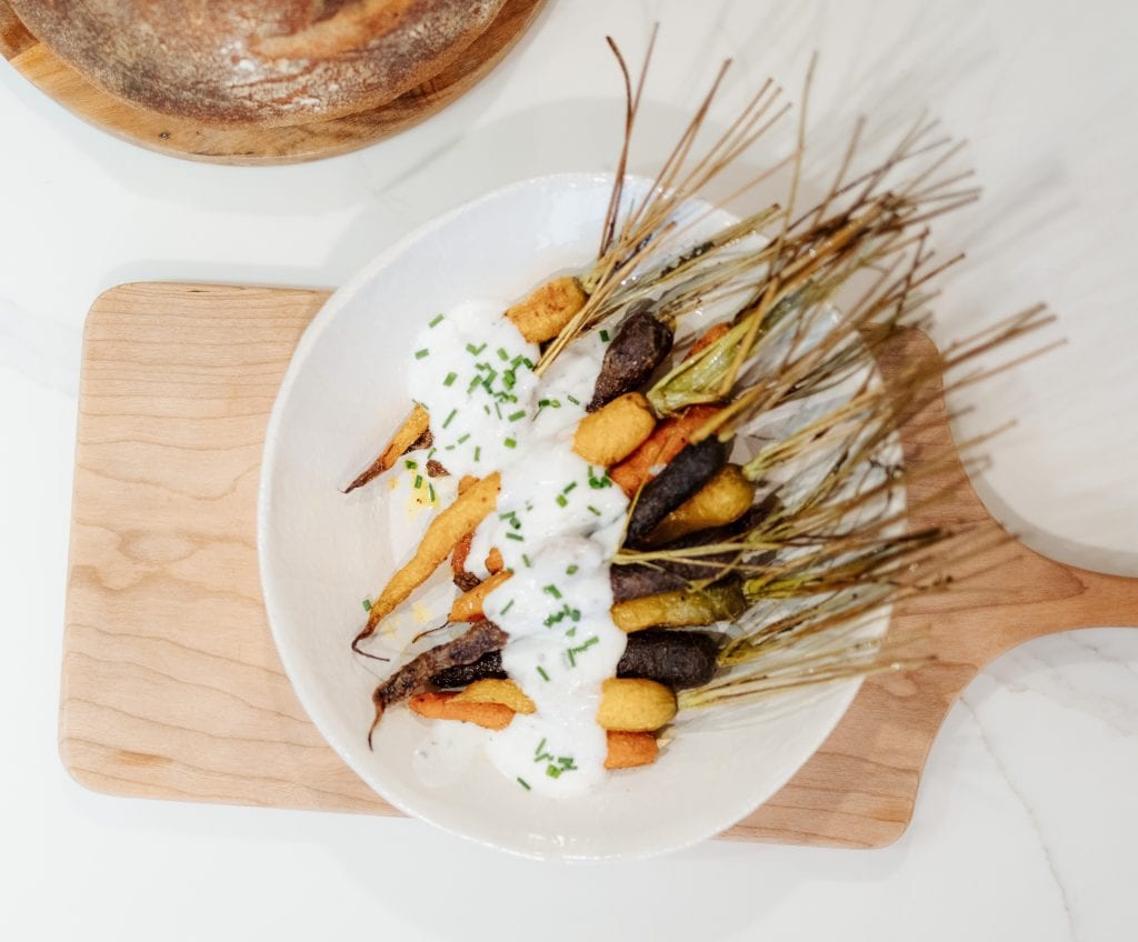 Recipe: Roasted Carrots with Lemony Mint Sauce