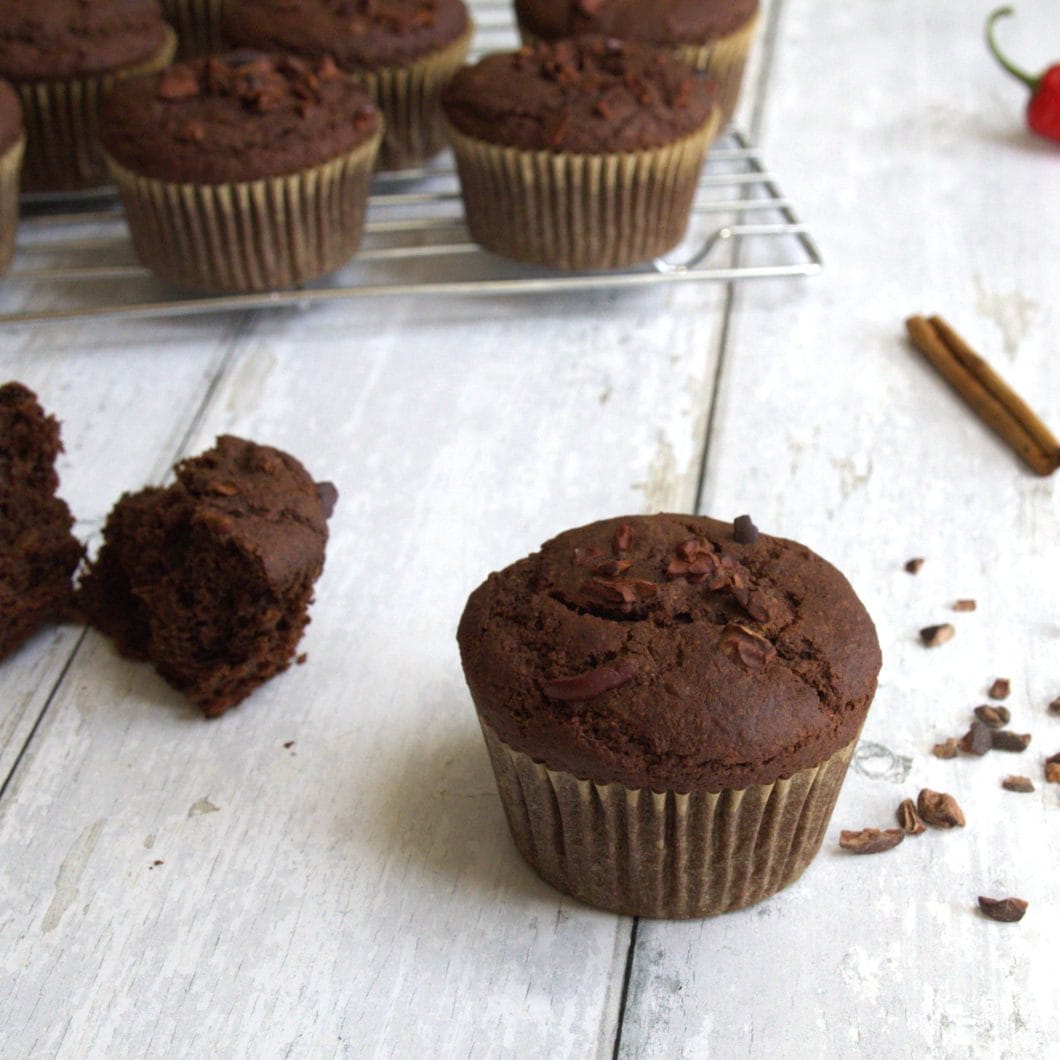 Spiced Date Chocolate Muffins (Grain-Free)