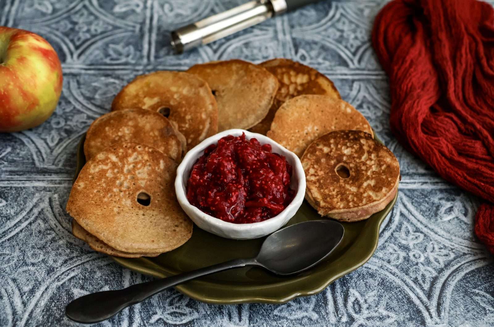 Gluten-Free German Apfelringe (Apple Pancake Rings)
